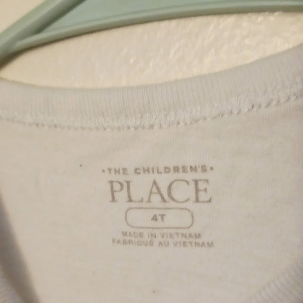 The Children's Place 4T White Leprechaun Tee